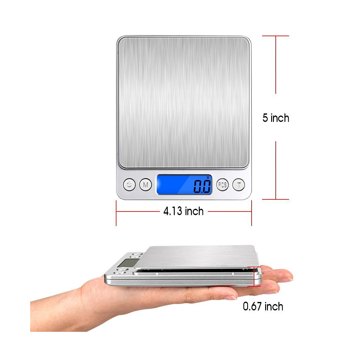 Ψηφιακή Ζυγαριά Μίνι έως 0.5kg