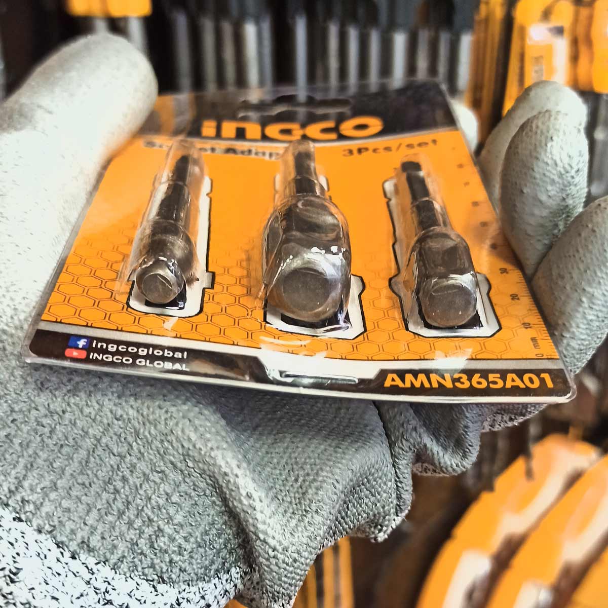 Αντάπτορες για Καρυδάκια 1/4″-3/8″-1/2″ Σετ 3 τεμ.