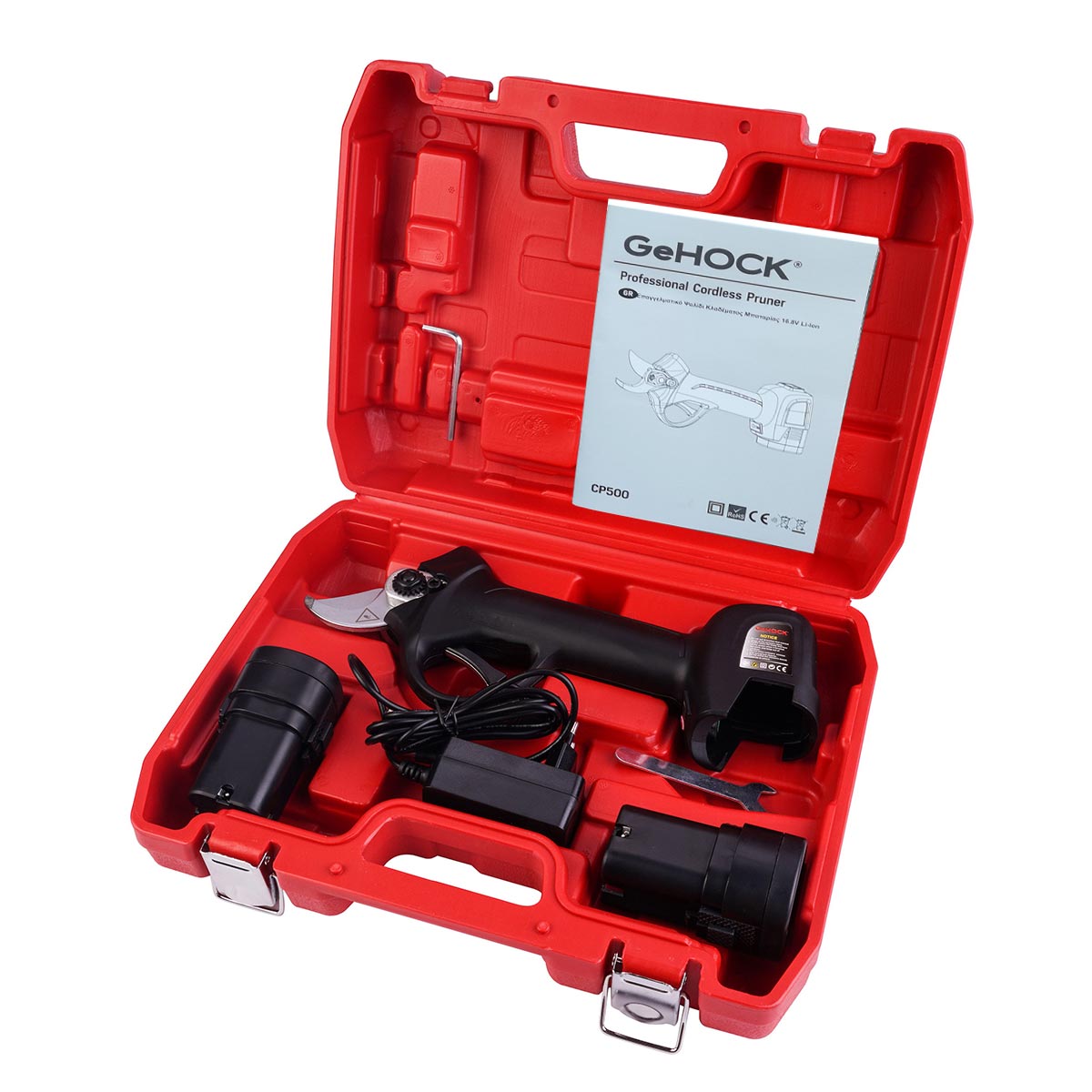 Ψαλίδι Κλαδέματος Μπαταρίας 16.8V Li-Ion GeHOCK