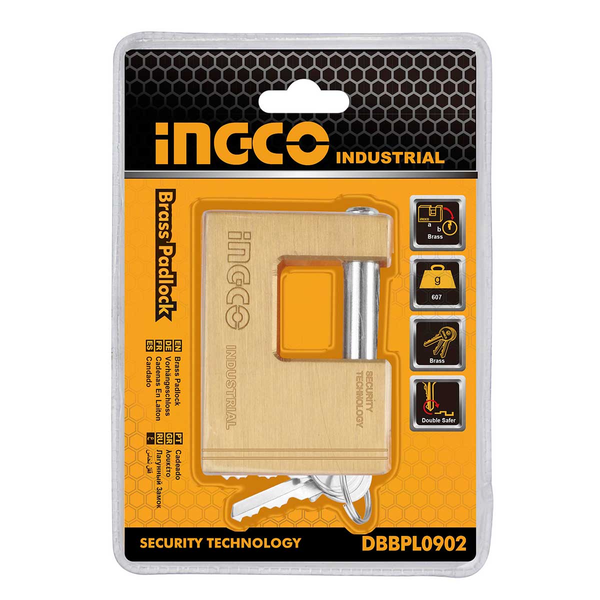 Λουκέτο Τάκος Ορειχάλκινο Βαρέος Τύπου 90mm