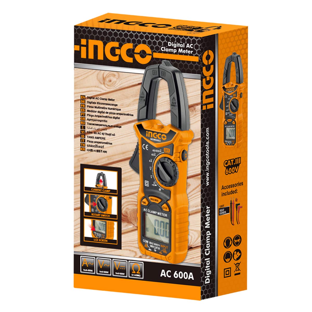 Αμπεροτσιμπίδα Ψηφιακή AC/DC