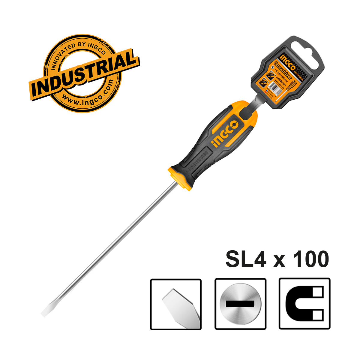 Κατσαβίδι Ίσιο SL4x100mm